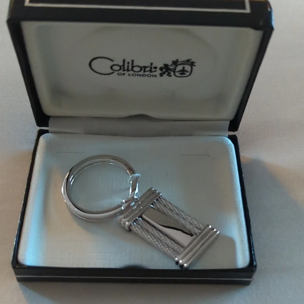 Colibri Of London Silver Keychain for Men Or Women New Sale